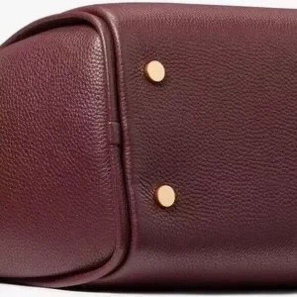 Kate Spade Gramercy Medium Tote Bag Cordovan Pebbled Leather Dual Strap NWT - Picture 8 of 16